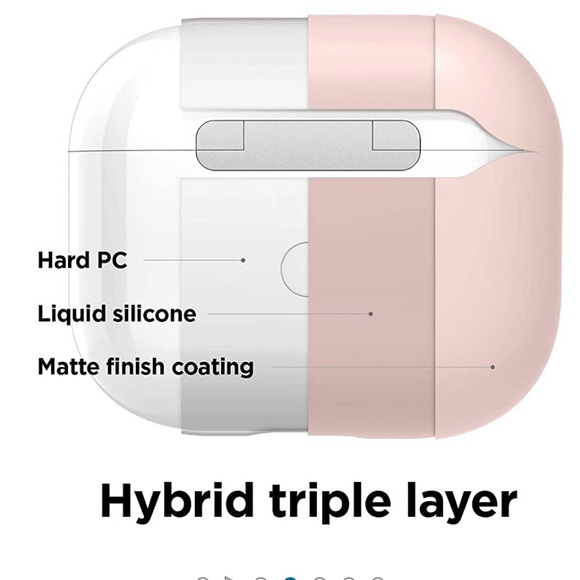 2 AirPods pro case, otterbox and elogo purple and pink - Picture 4 of 5